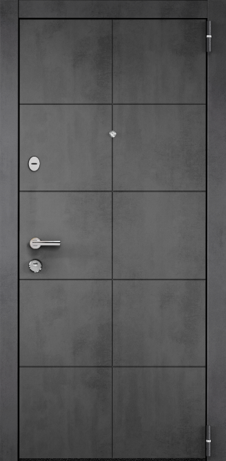 TAU PRO PP, Панель MDF с ПВХ покрытием, T-35, ПВХ Бетон темный в Рязани